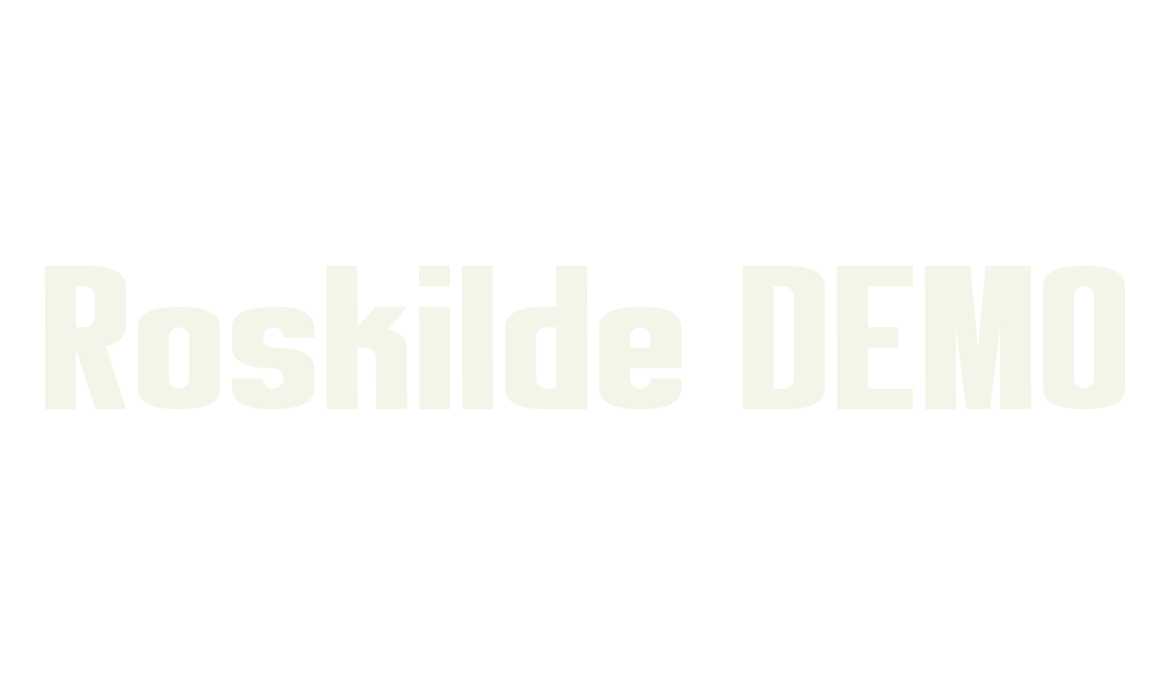 Roskilde DEMO, display market font preview
