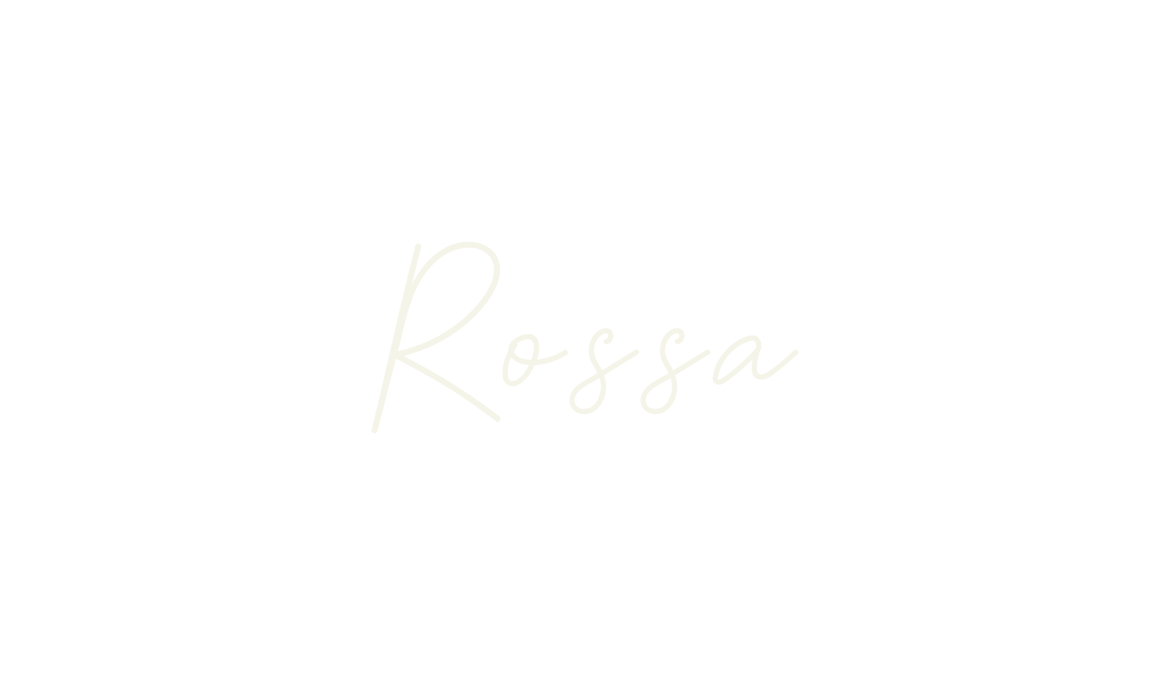Rossa, handwriting font preview