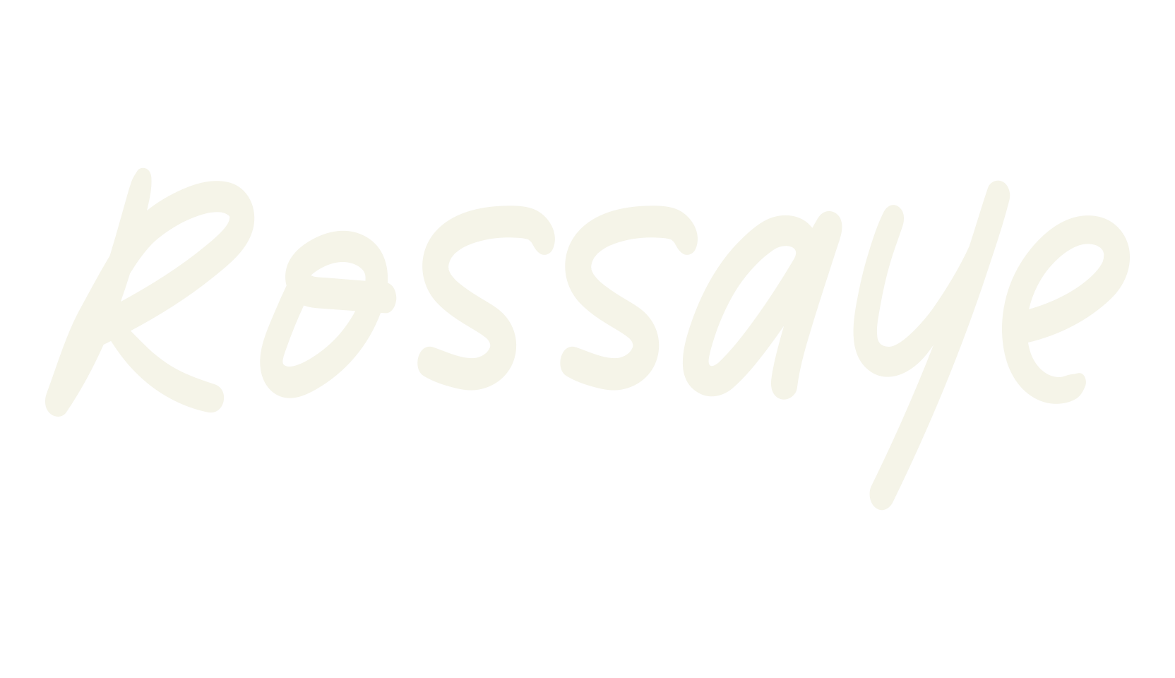 Rossaye, handwriting font preview