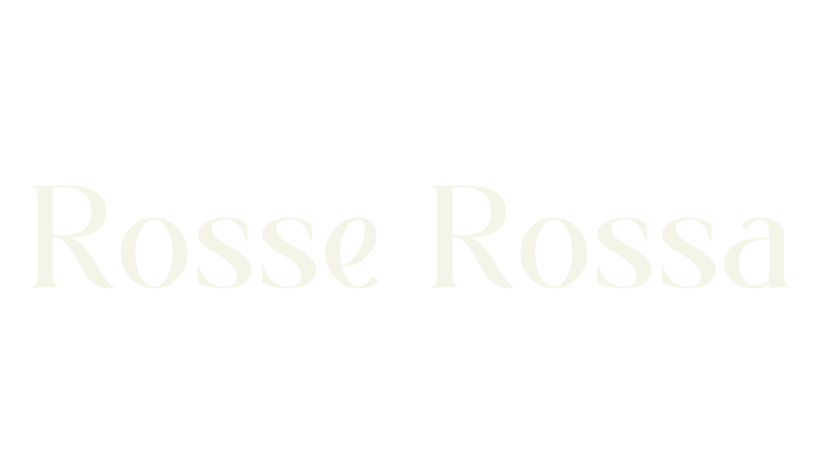 Rosse Rossa, cursive font preview
