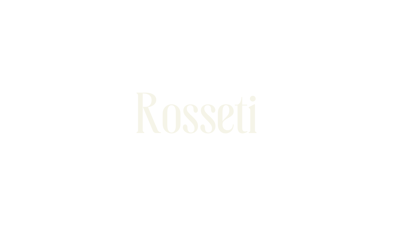 Rosseti, stylish font preview