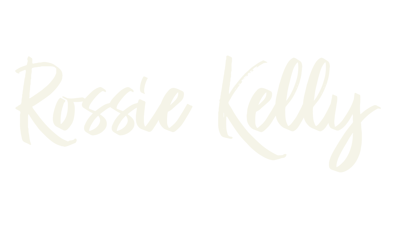 Rossie Kelly, cursive font preview