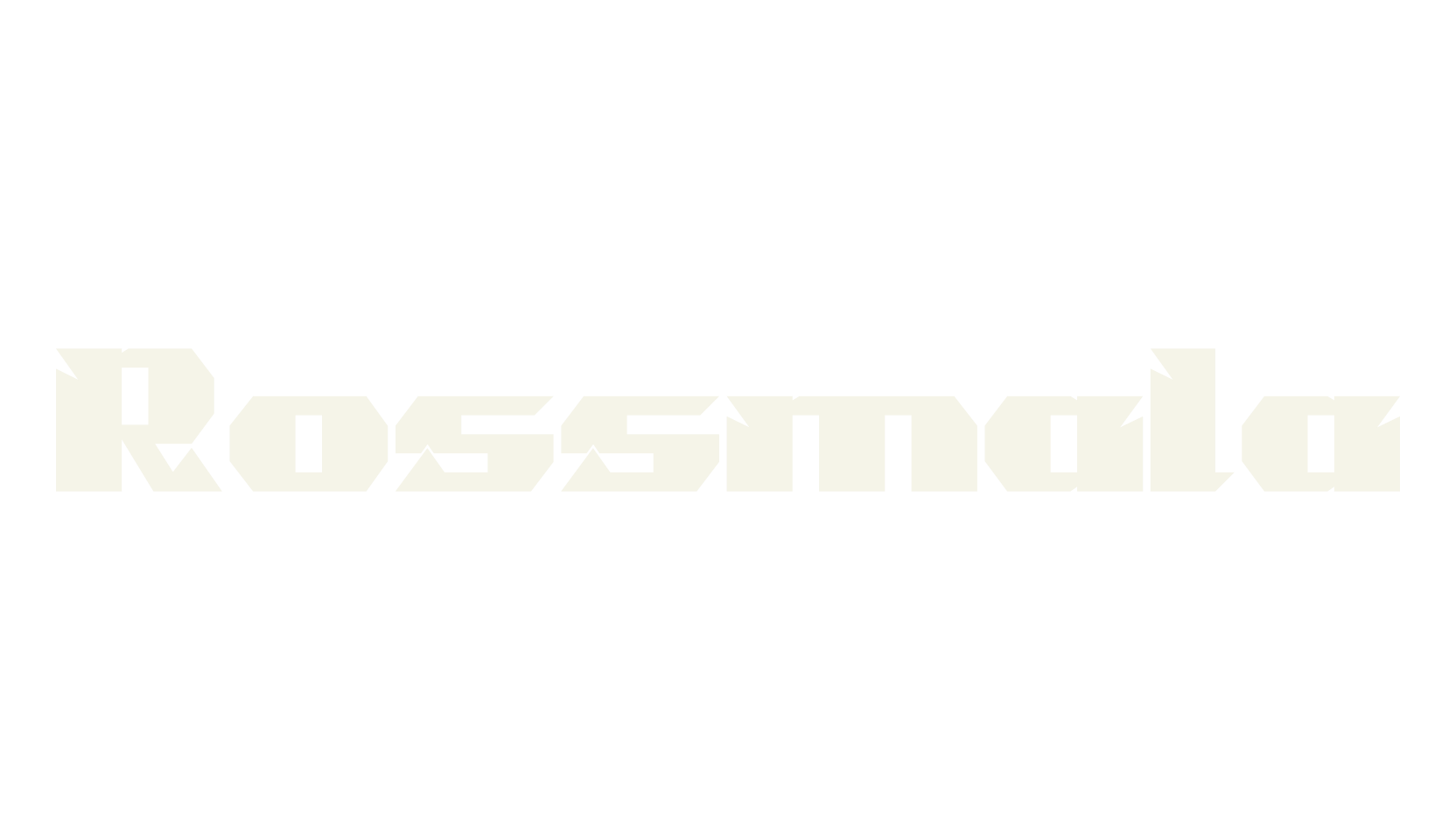 Rossmala, letter font preview