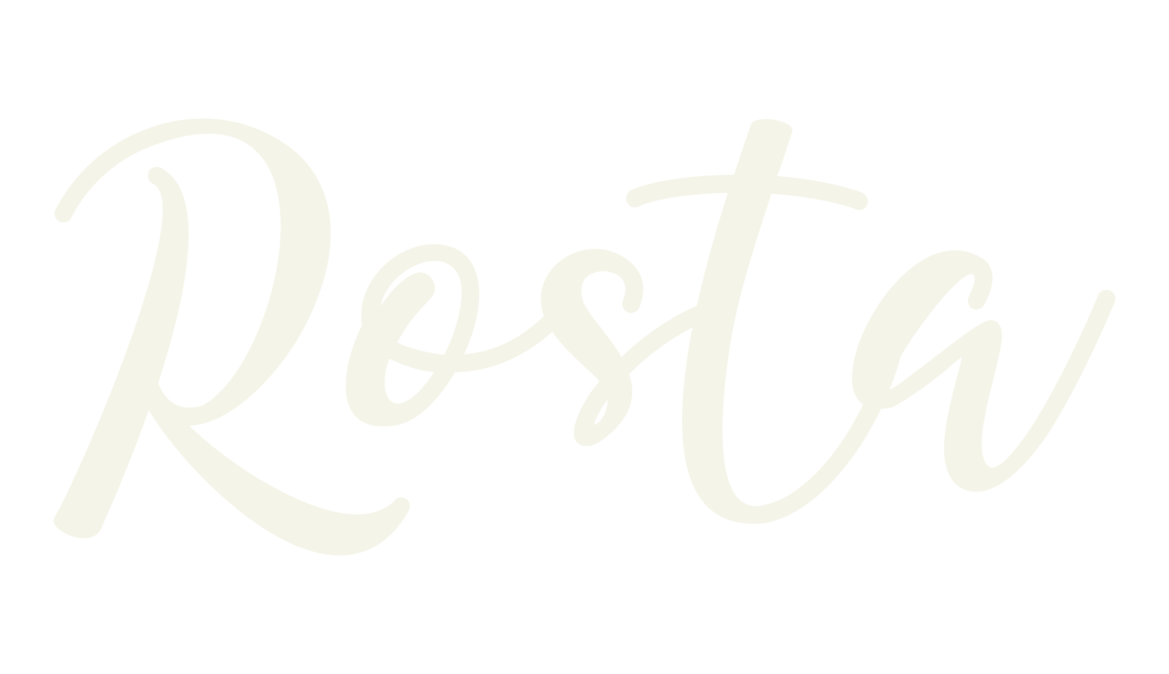Rosta, calligraphy font preview