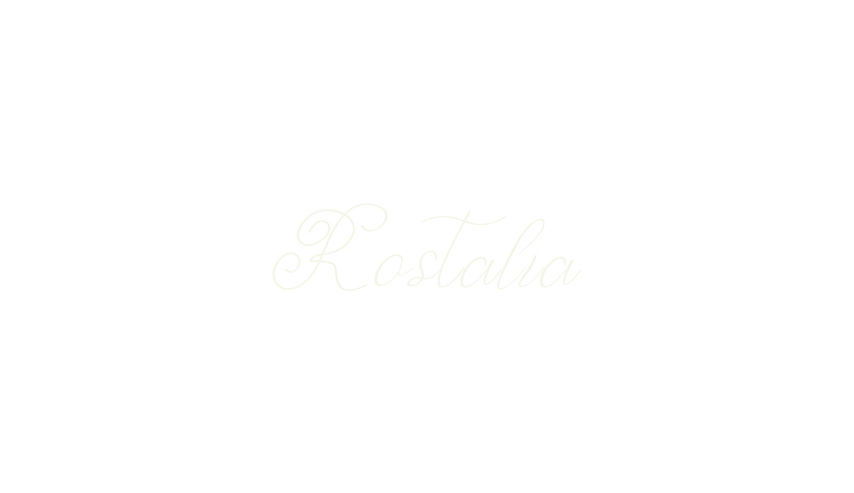 Rostalia, calligraphy font preview