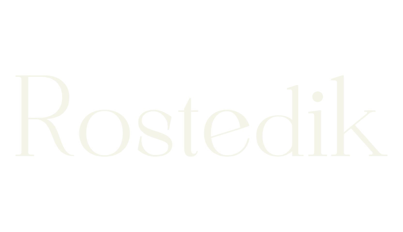 Rostedik, serif font preview