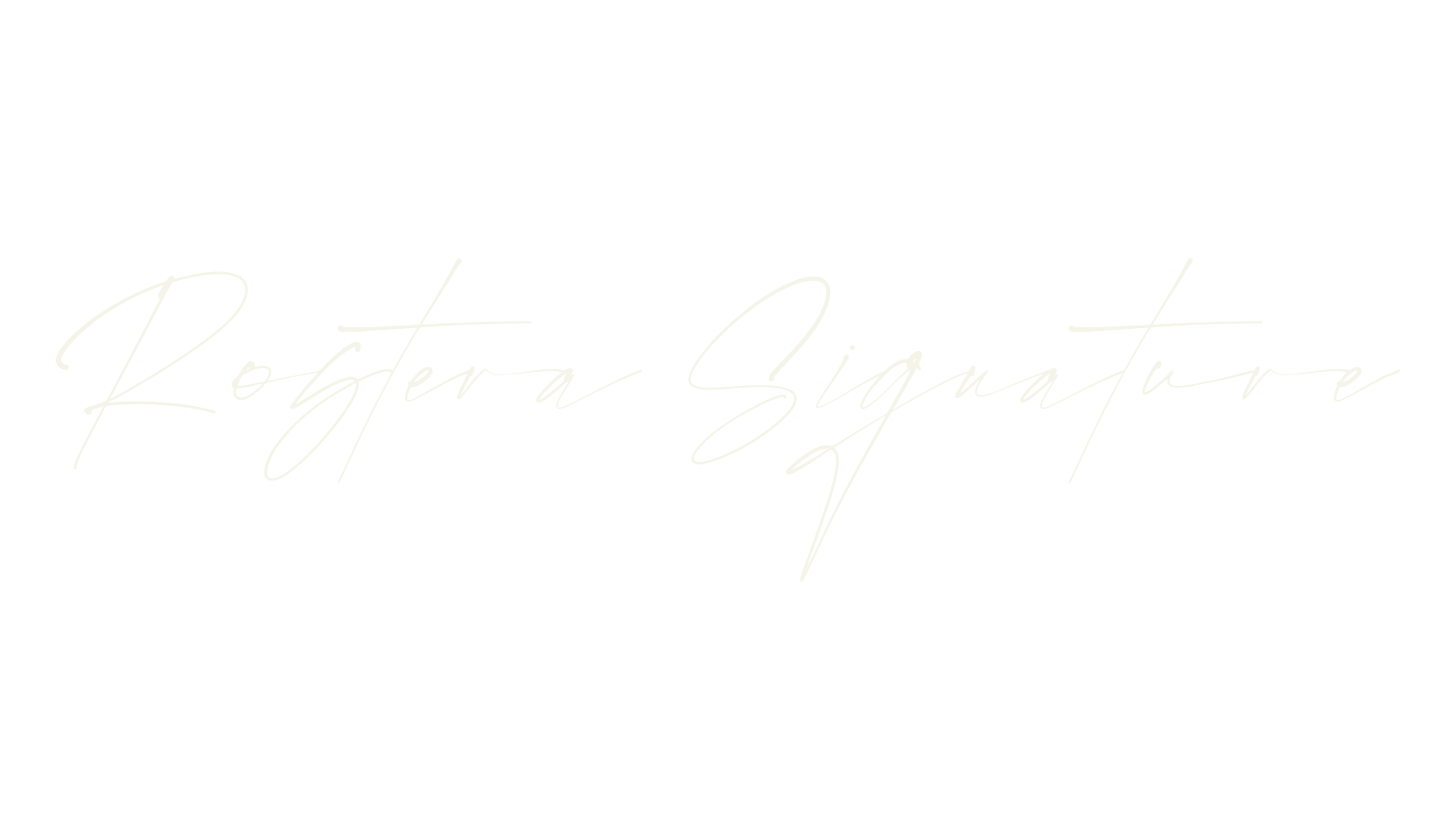Rostera Signature, signature font preview