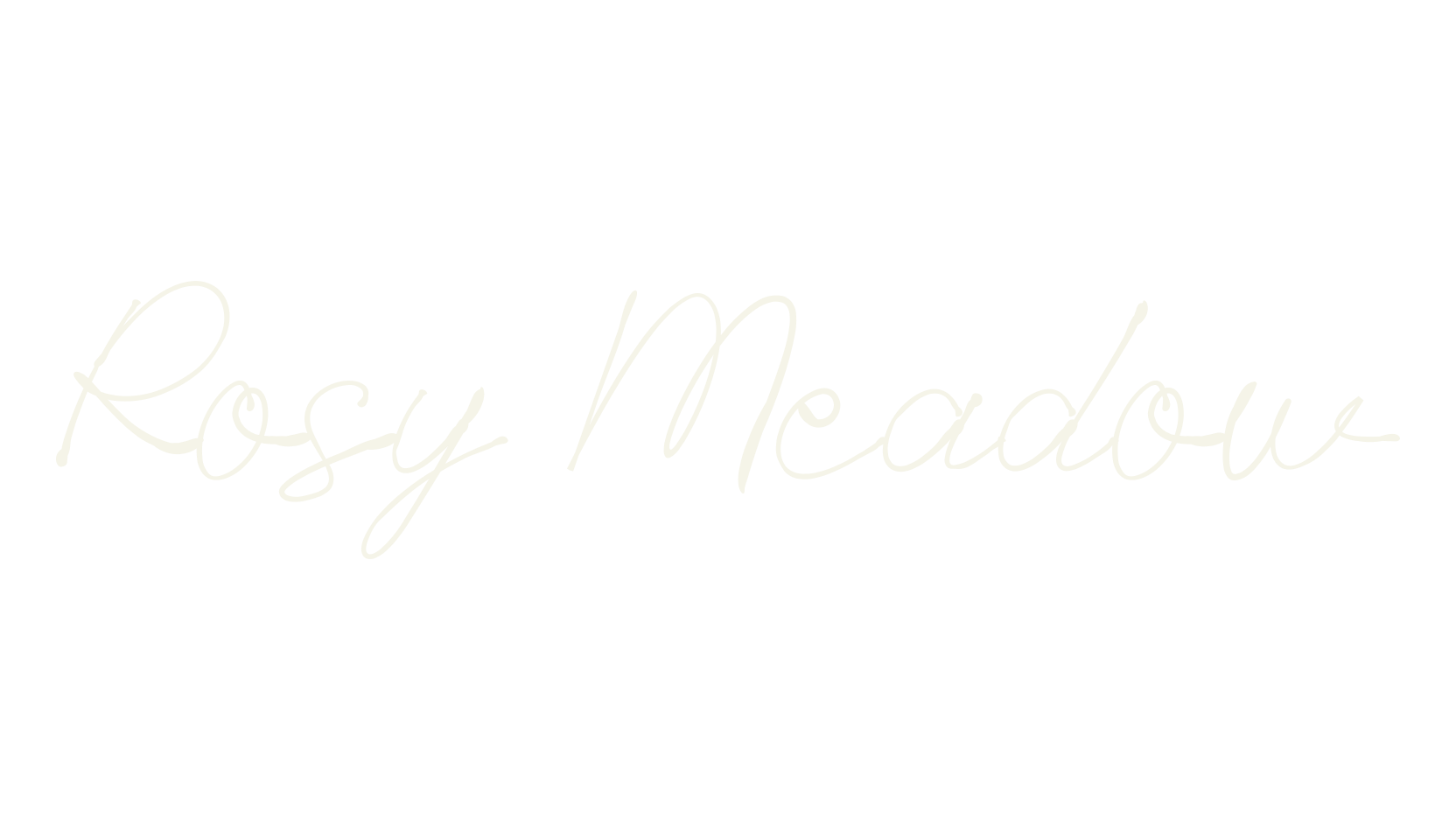 Rosy Meadow, fashion script font preview