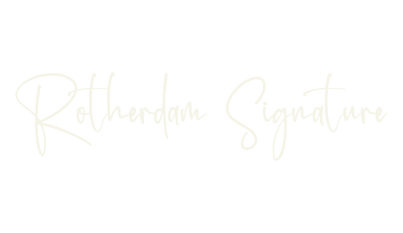 Rotherdam Signature, script font preview