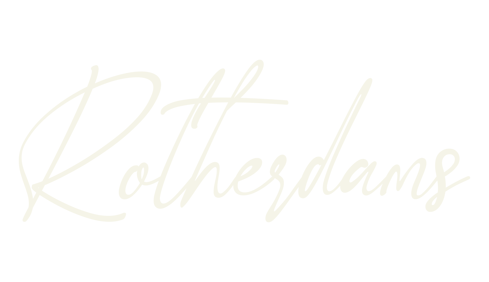Rotherdams, handwriting font preview