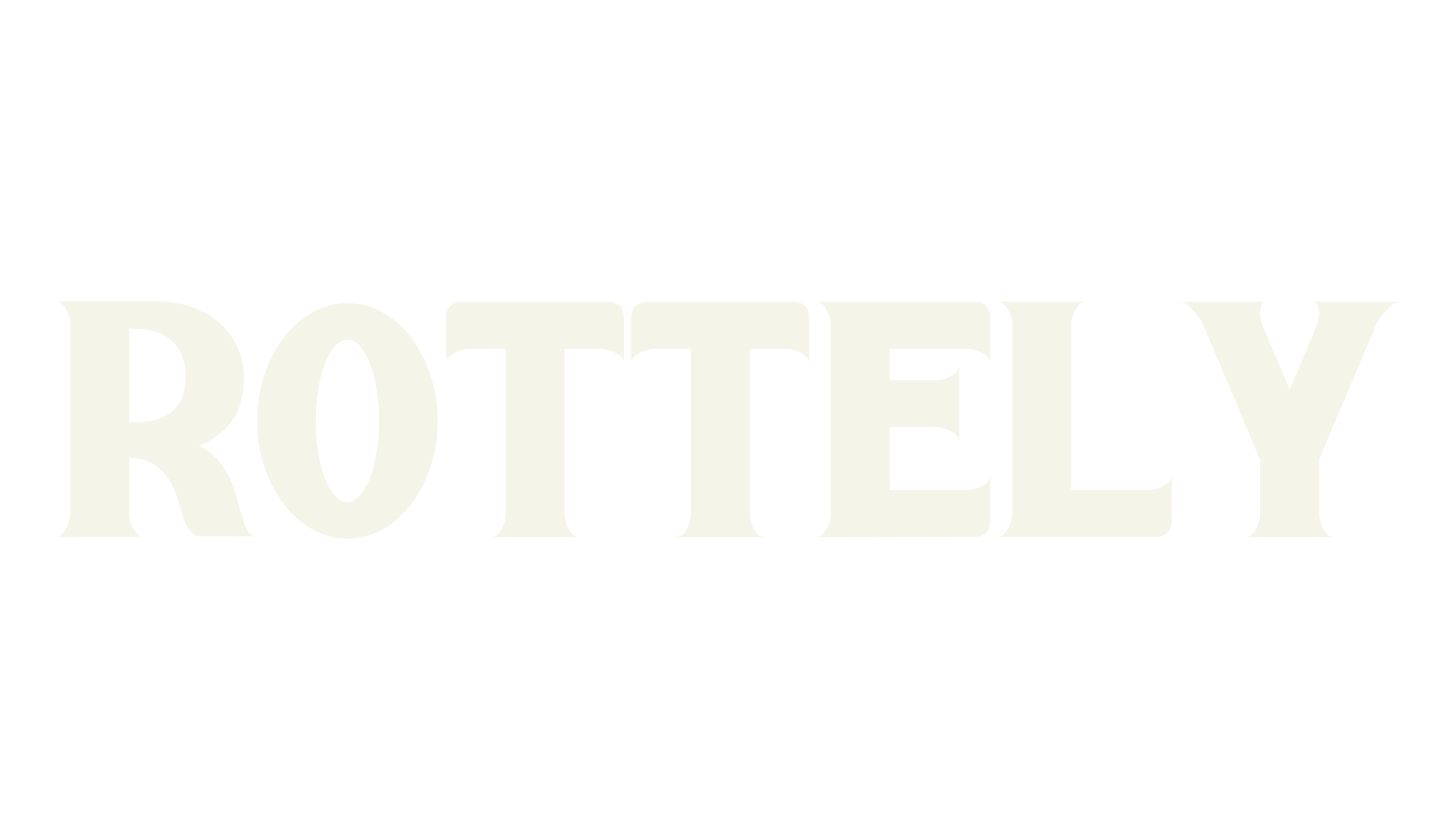 Rottely, serif font preview