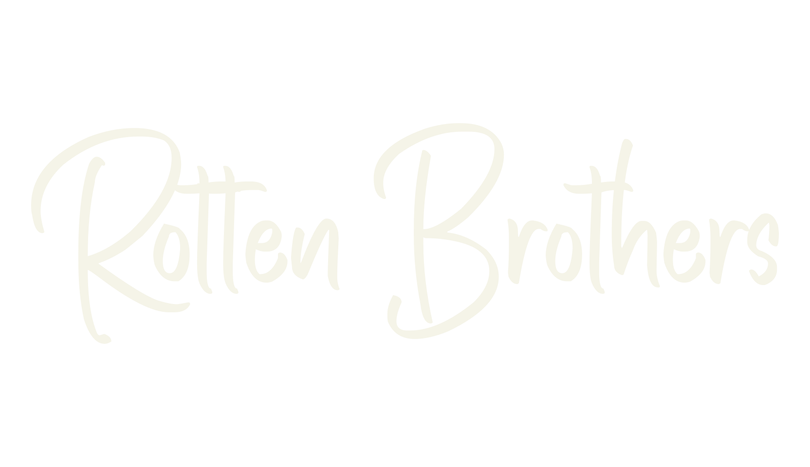 Rotten Brothers, handwriting font preview