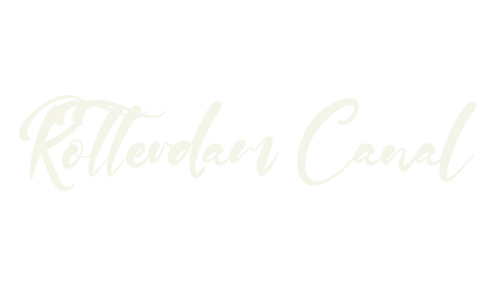 Rotterdam Canal, lettering font preview