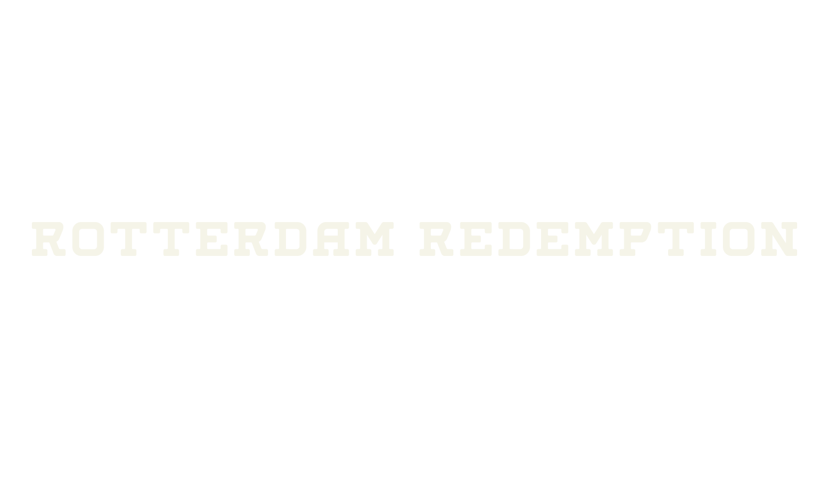 ROTTERDAM REDEMPTION, slab font preview