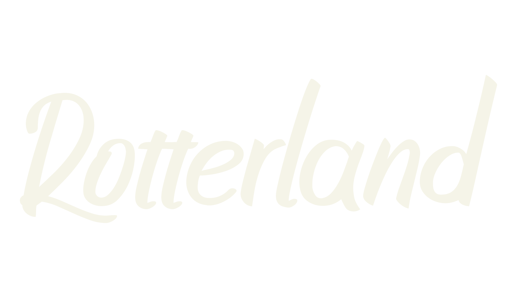 Rotterland, handwriting font preview