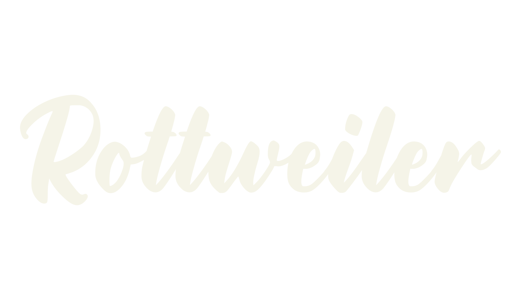 Rottweiler, lettering font preview