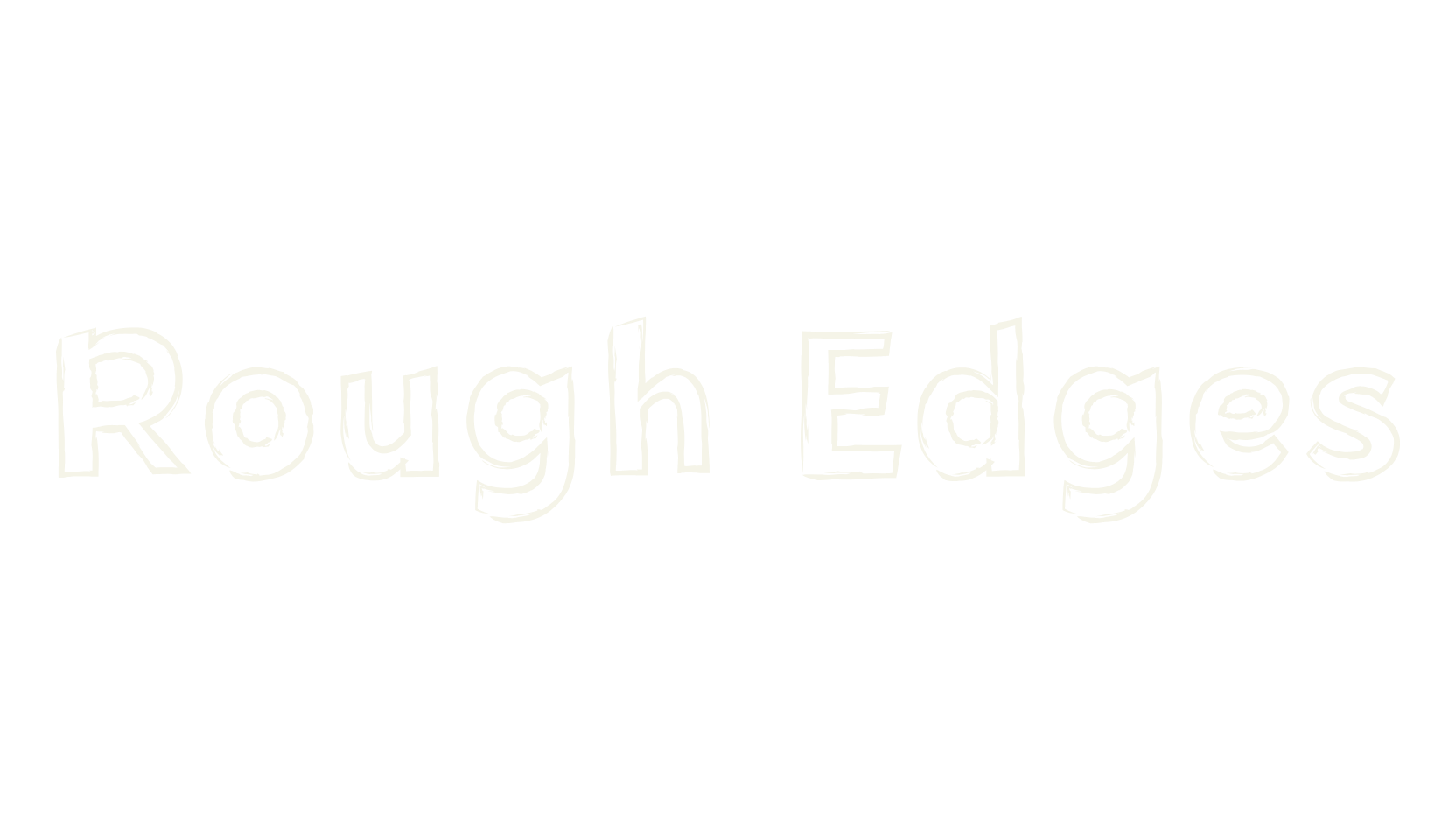 Rough Edges, sans font preview
