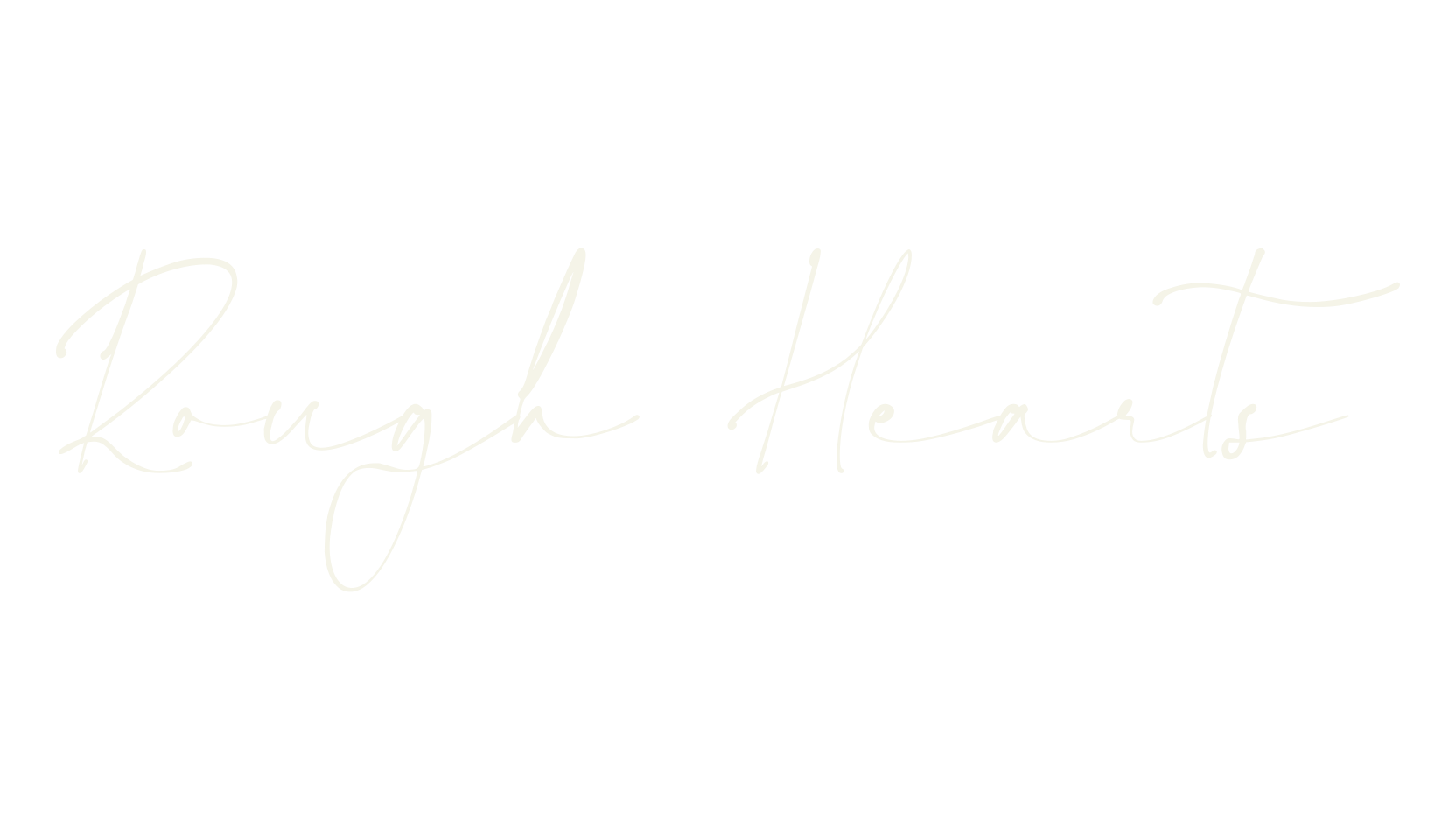 Rough Hearts, fashion sign font preview
