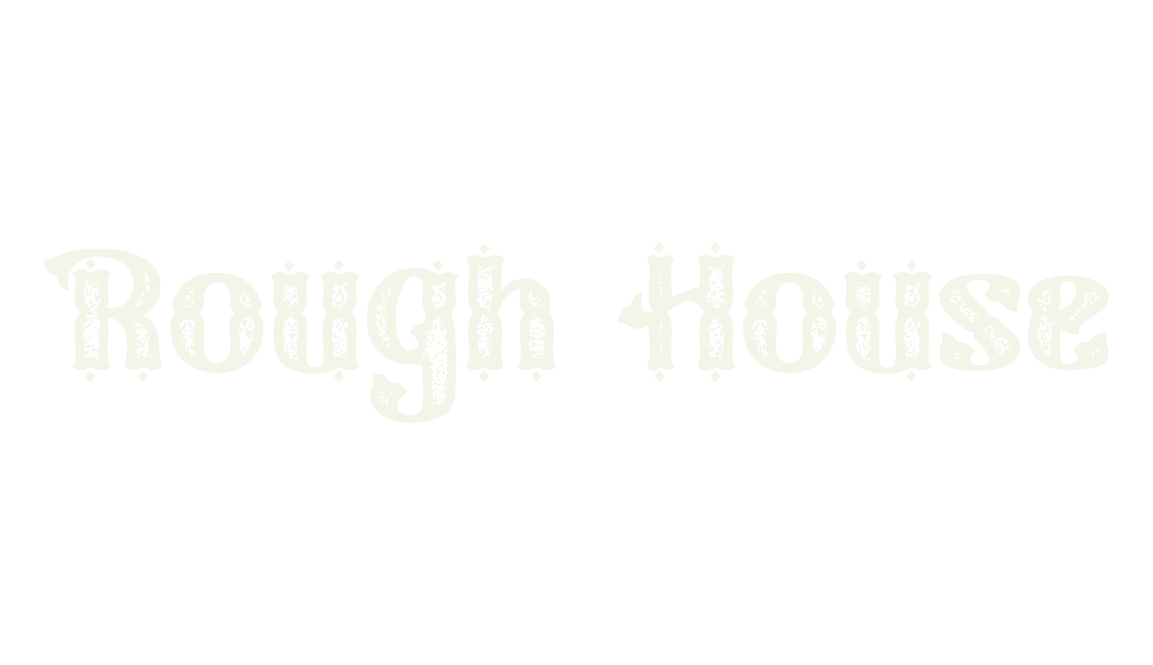 Rough House, display market font preview