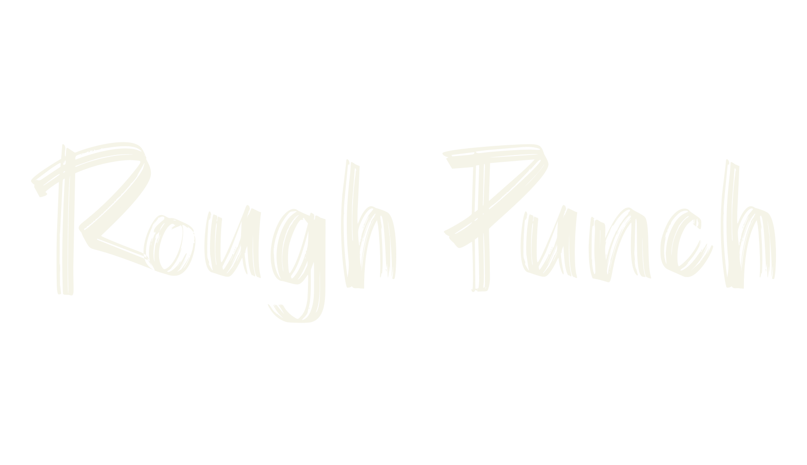 Rough Punch, textured font preview