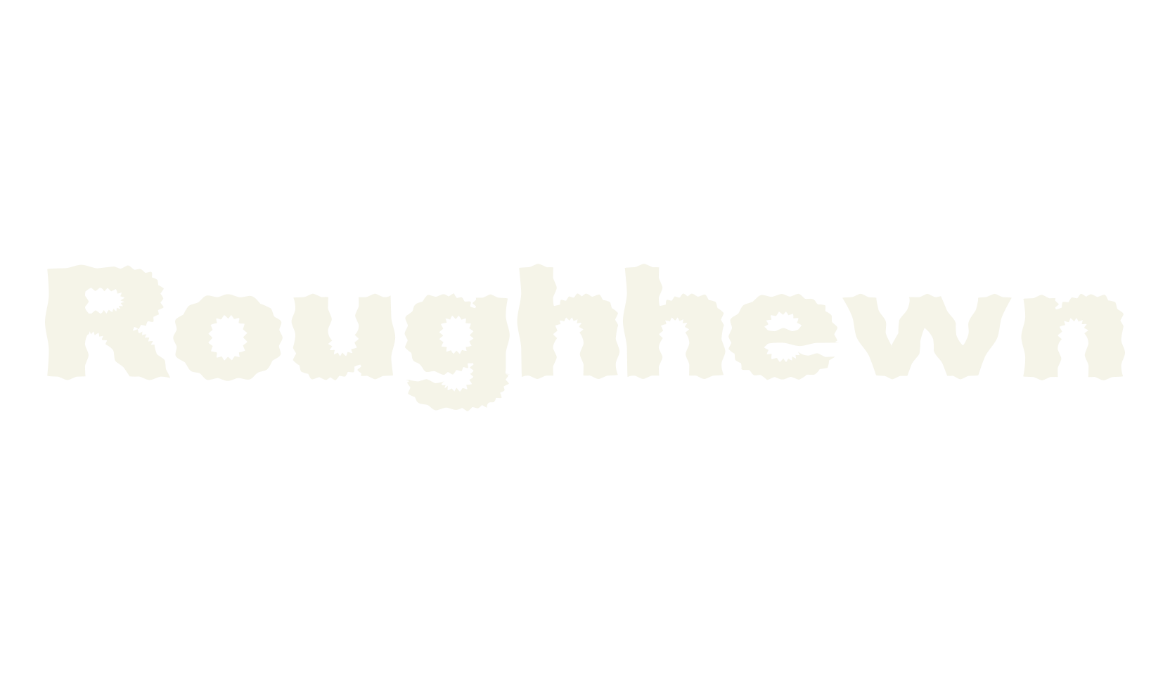 Roughhewn, display market font preview
