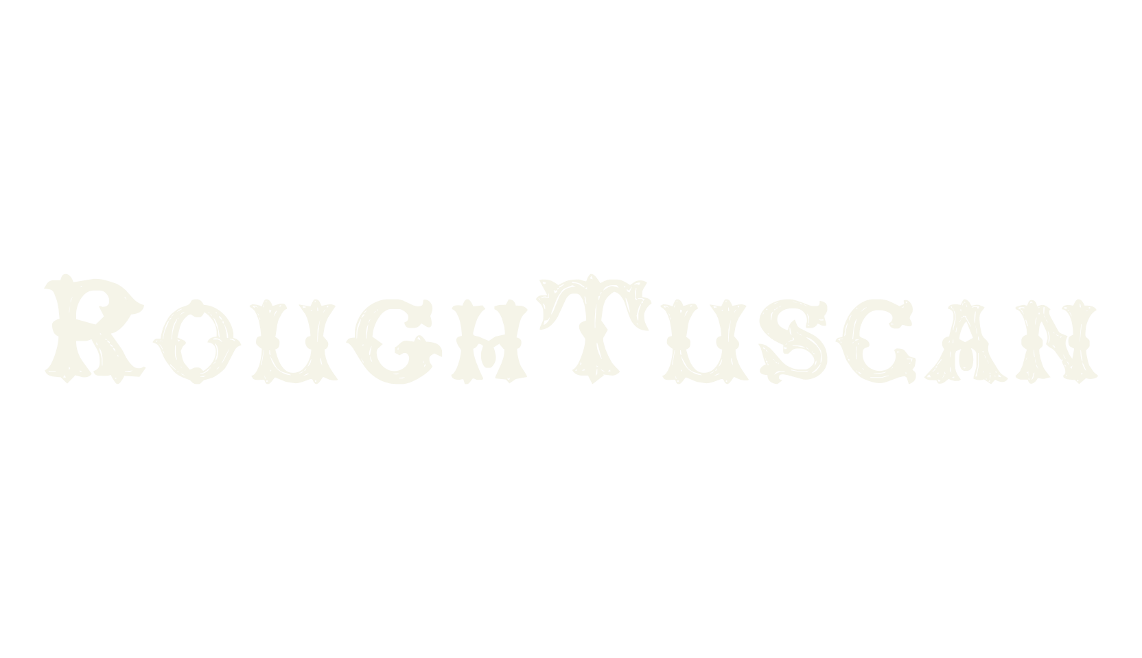 RoughTuscan, display market font preview