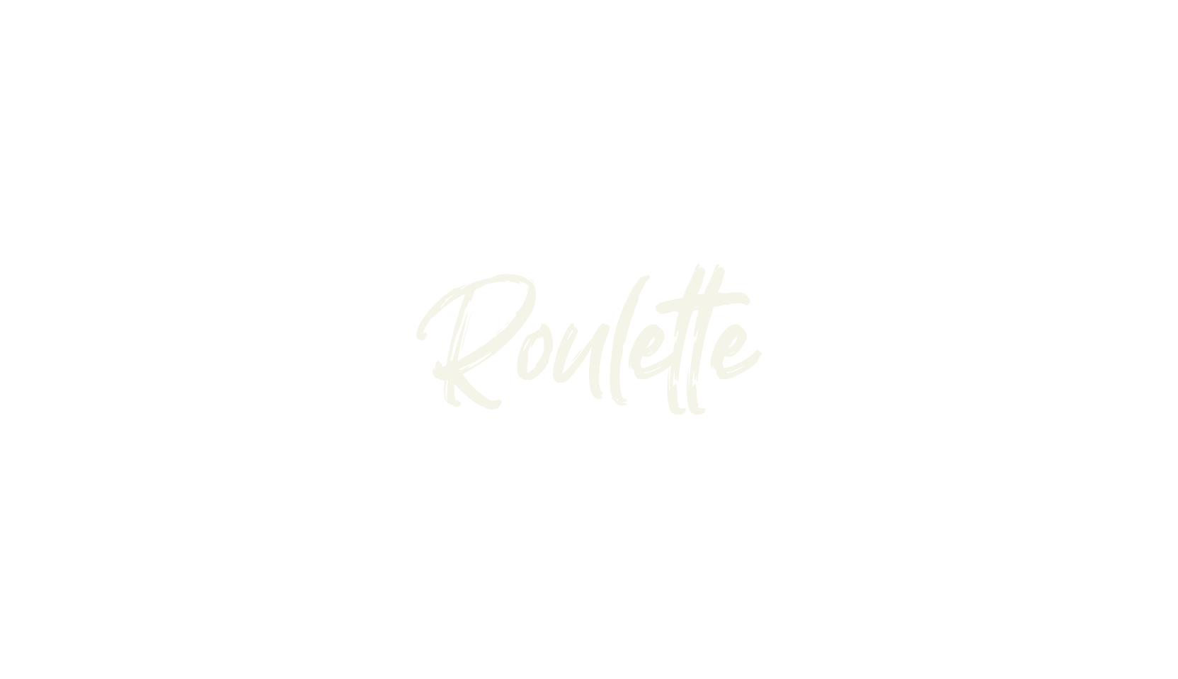 Roulette, brush font preview