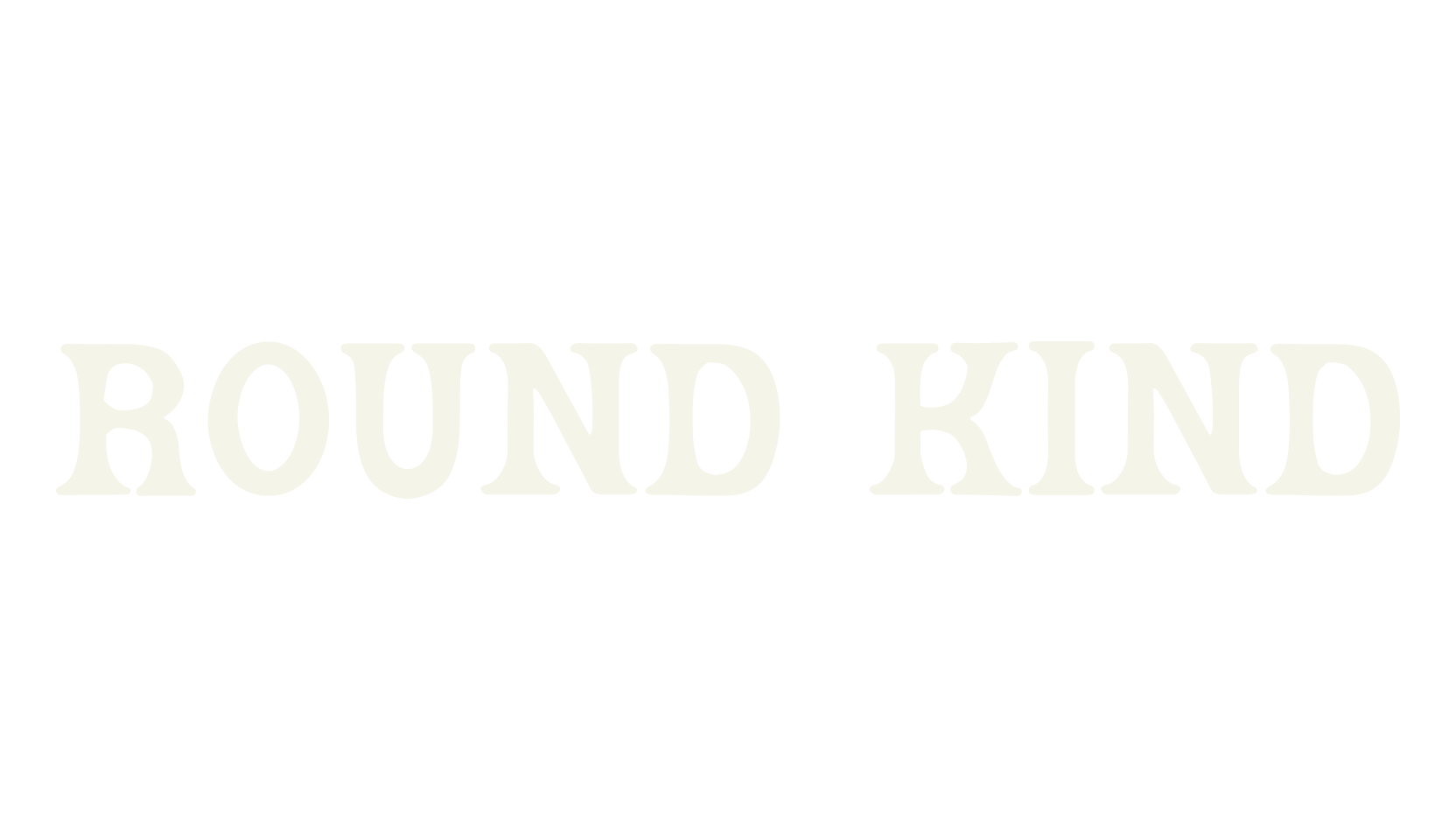 Round Kind, serif font preview