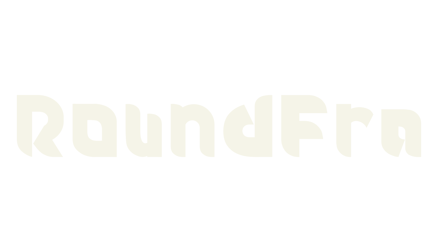 Roundfra, bold font preview