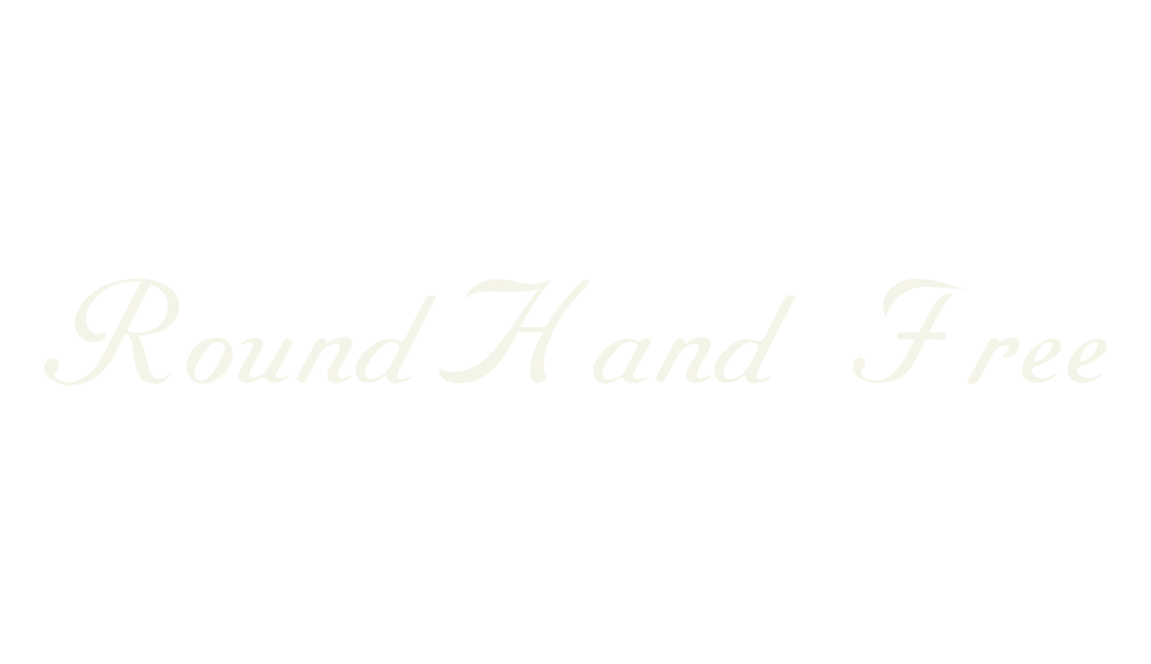 RoundHand Free, fashion script font preview