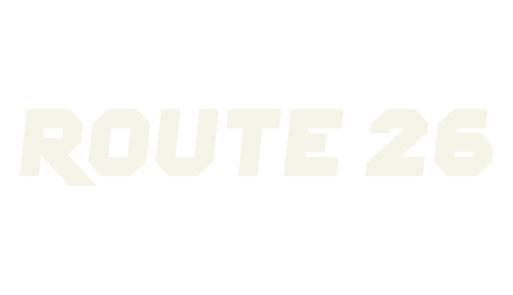 Route 26, fashion sign font preview