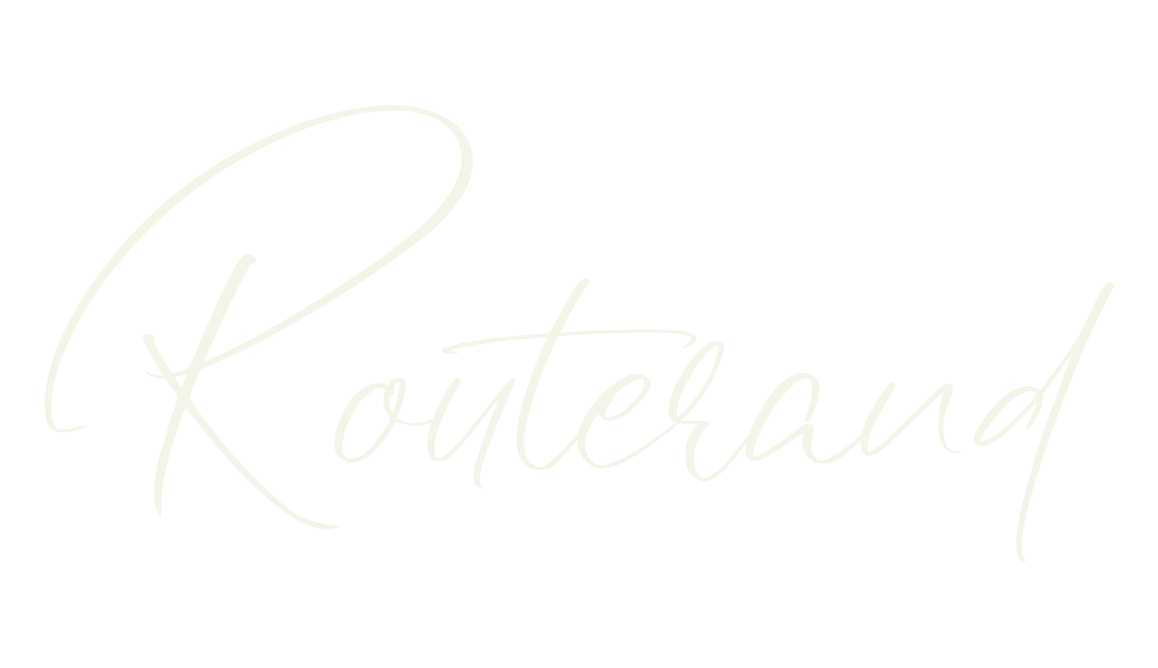 Routerand, calligraphy font preview