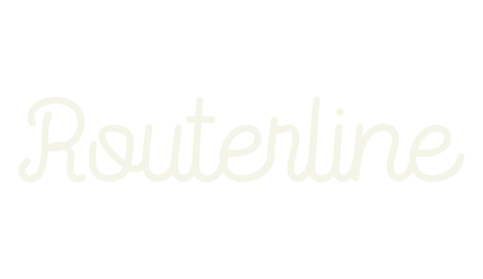Routerline, lettering font preview