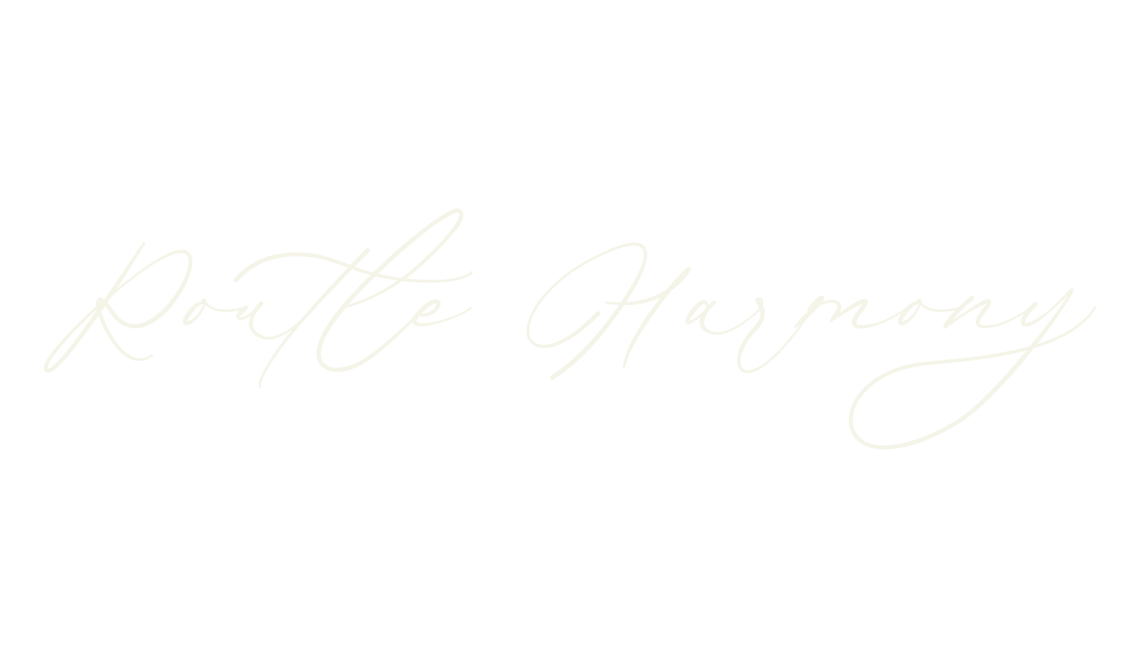 Routle Harmony, cursive font preview