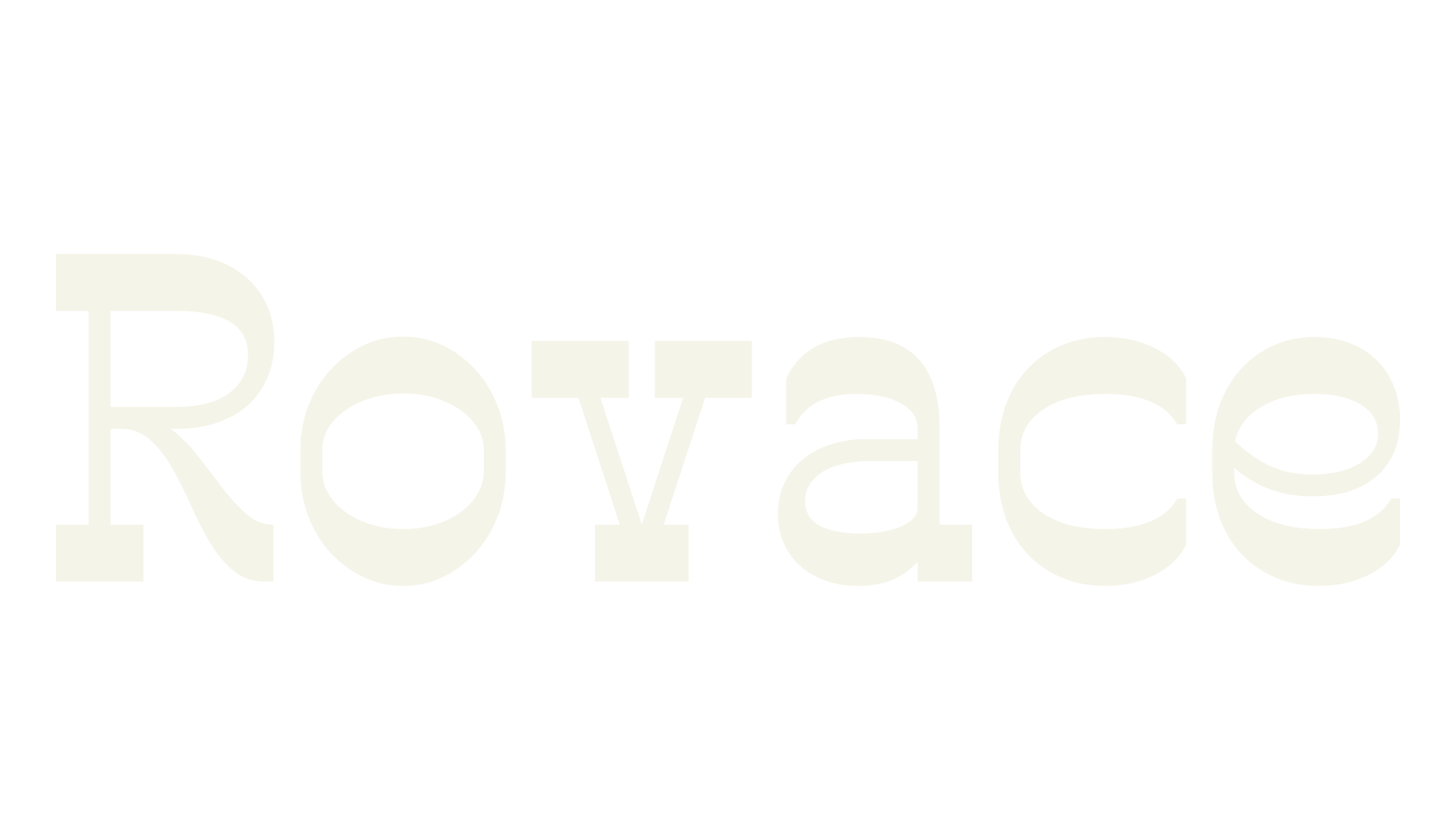 Rovace, bold font preview