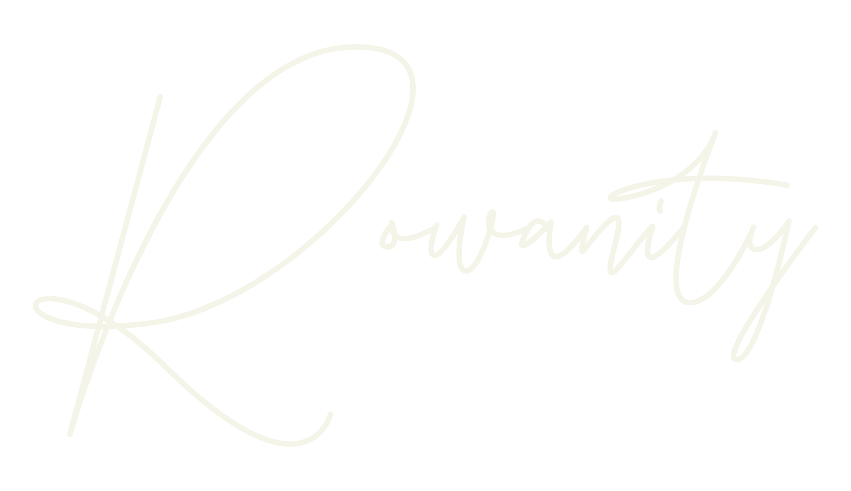 Rowanity, curvy font preview