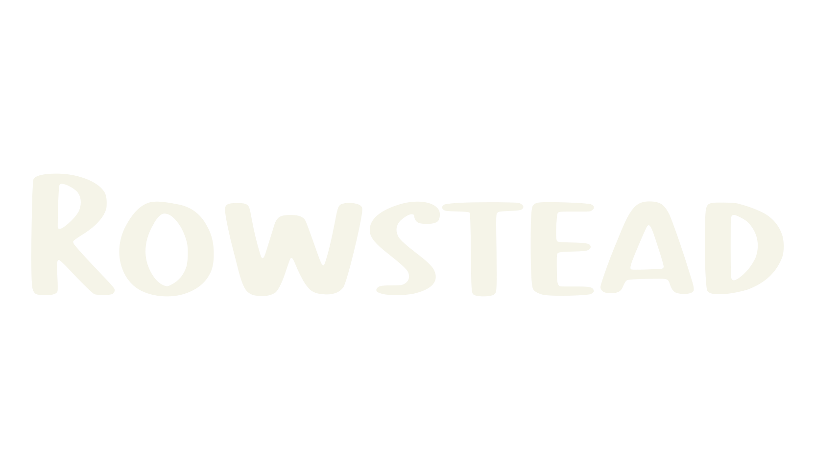 Rowstead, all caps font preview