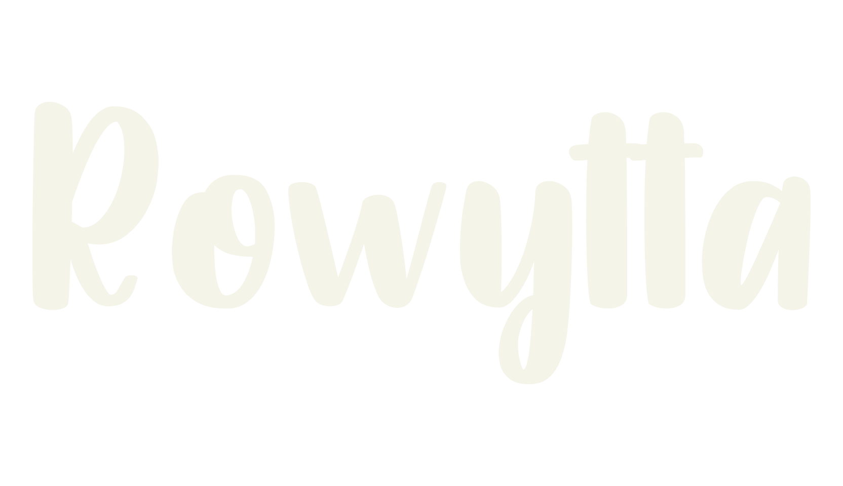 Rowytta, fashion sign font preview