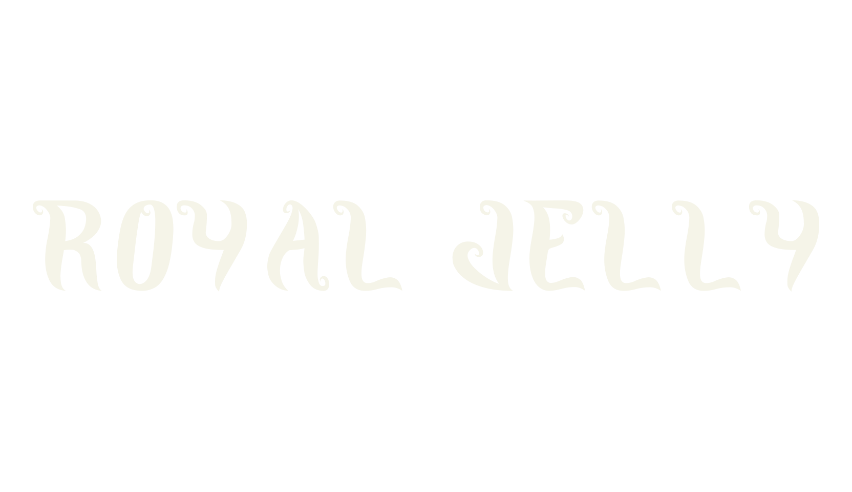 ROYAL JELLY, display market font preview