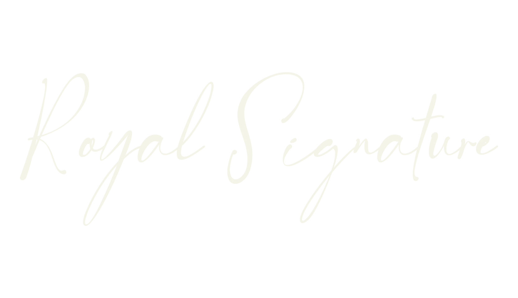 Royal Signature, signature font preview