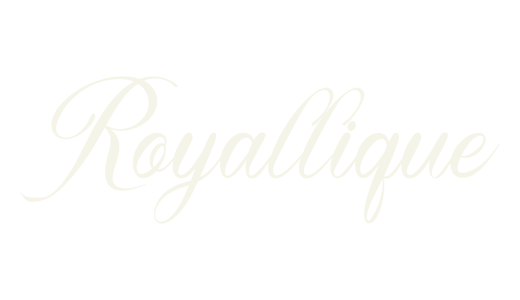 Royallique, calligraphy font preview
