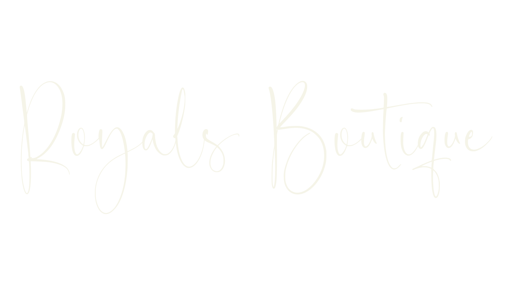 Royals Boutique, fashion script font preview