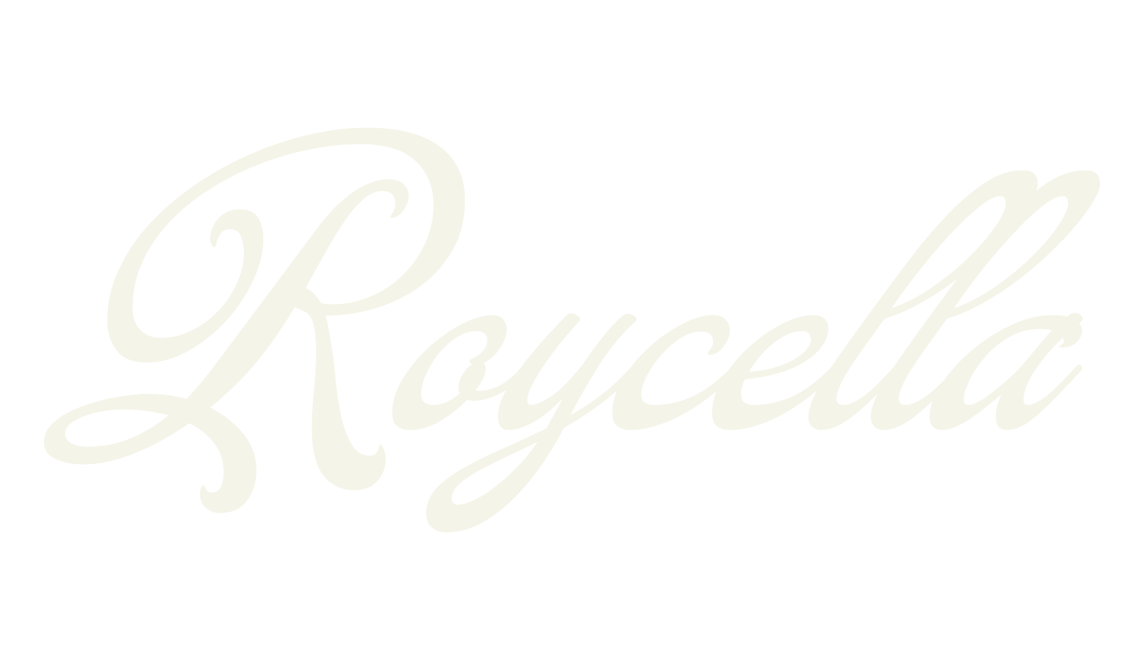 Roycella, fashion script font preview