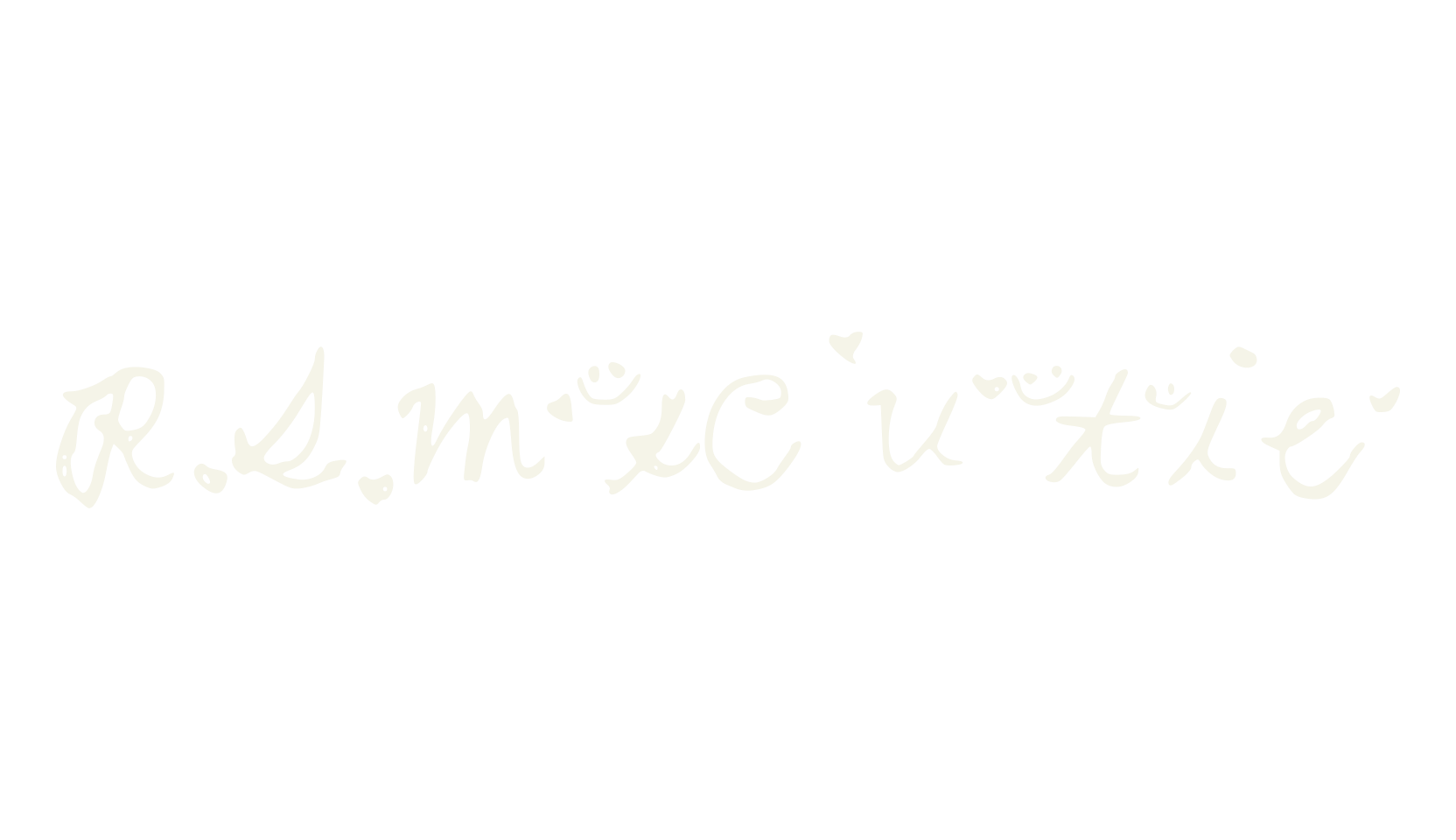 RSMsCutie, heart font preview