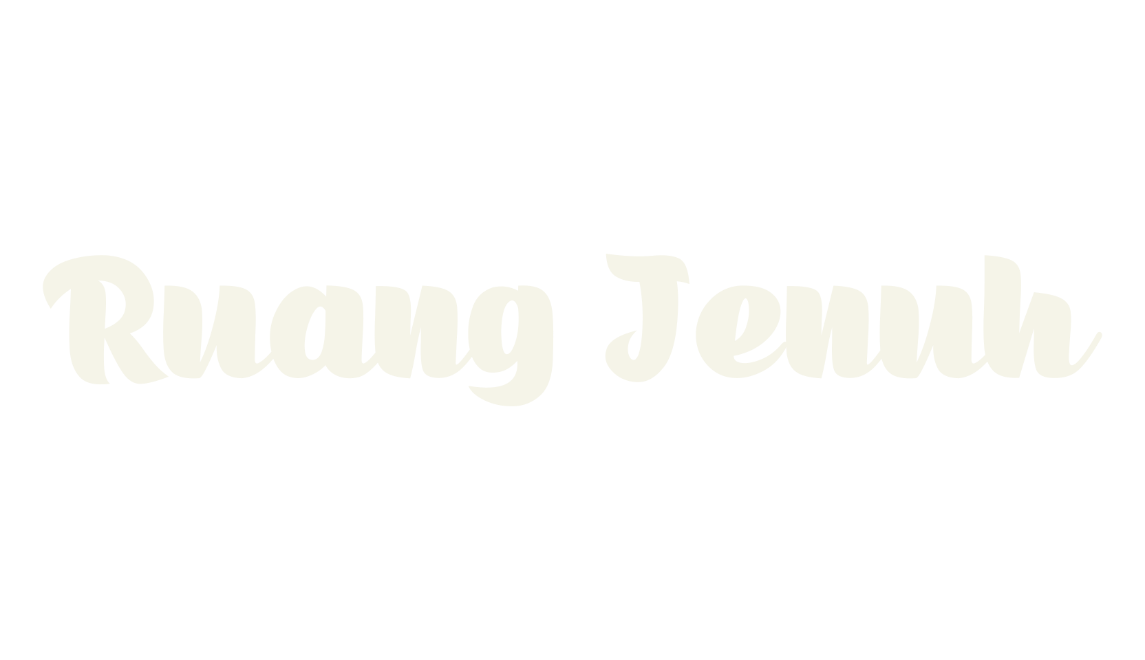 Ruang Jenuh, thick font preview
