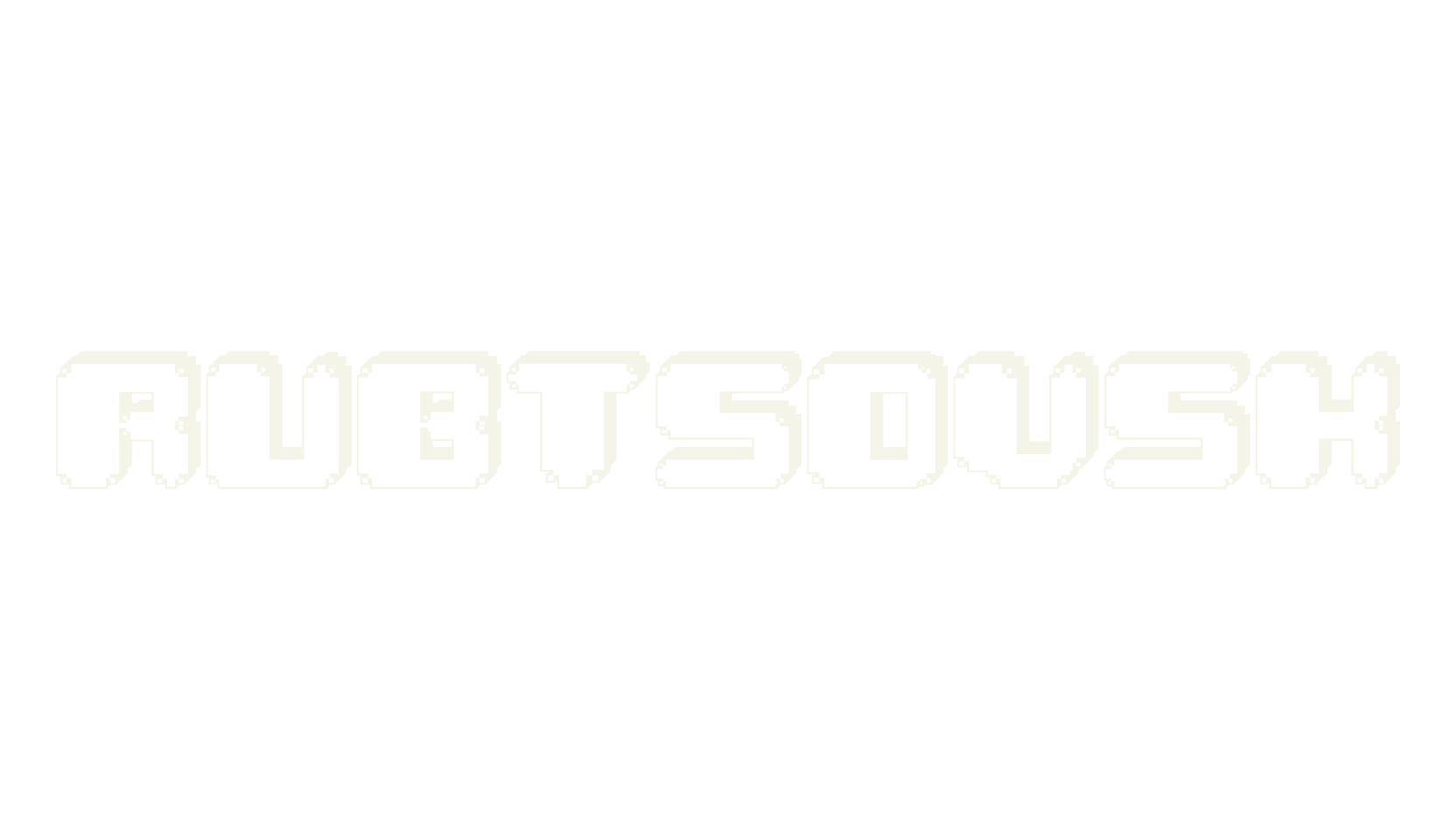 Rubtsovsk, 3d font preview