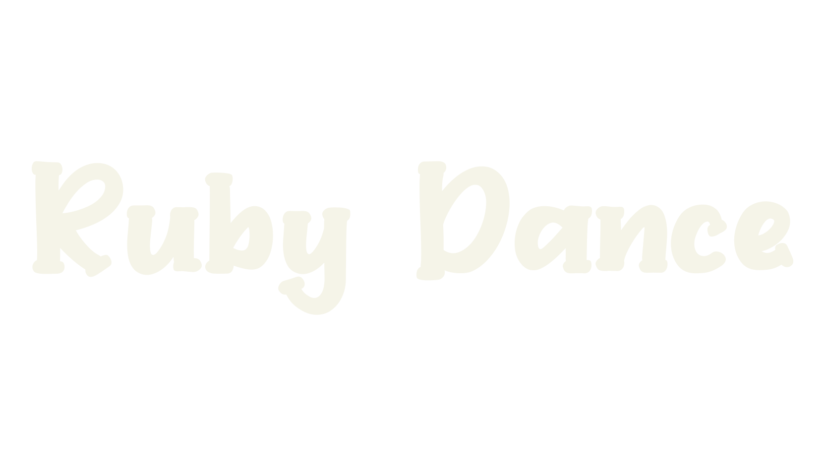Ruby Dance, children font preview