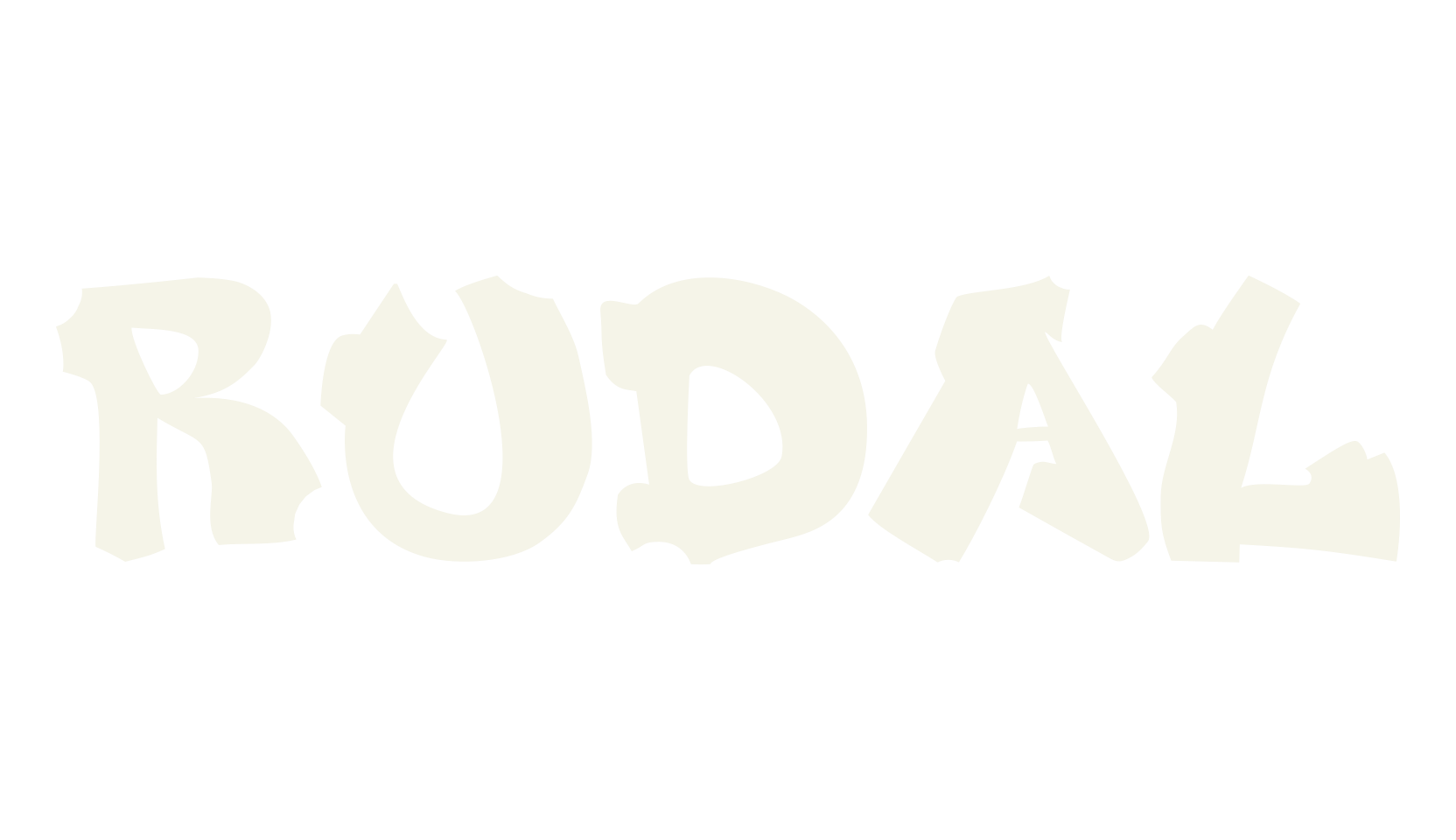 RUDAL, graffiti font preview