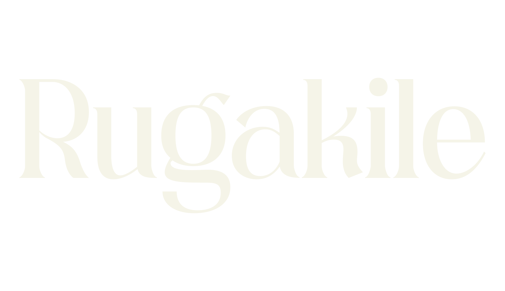 Rugakile, serif font preview