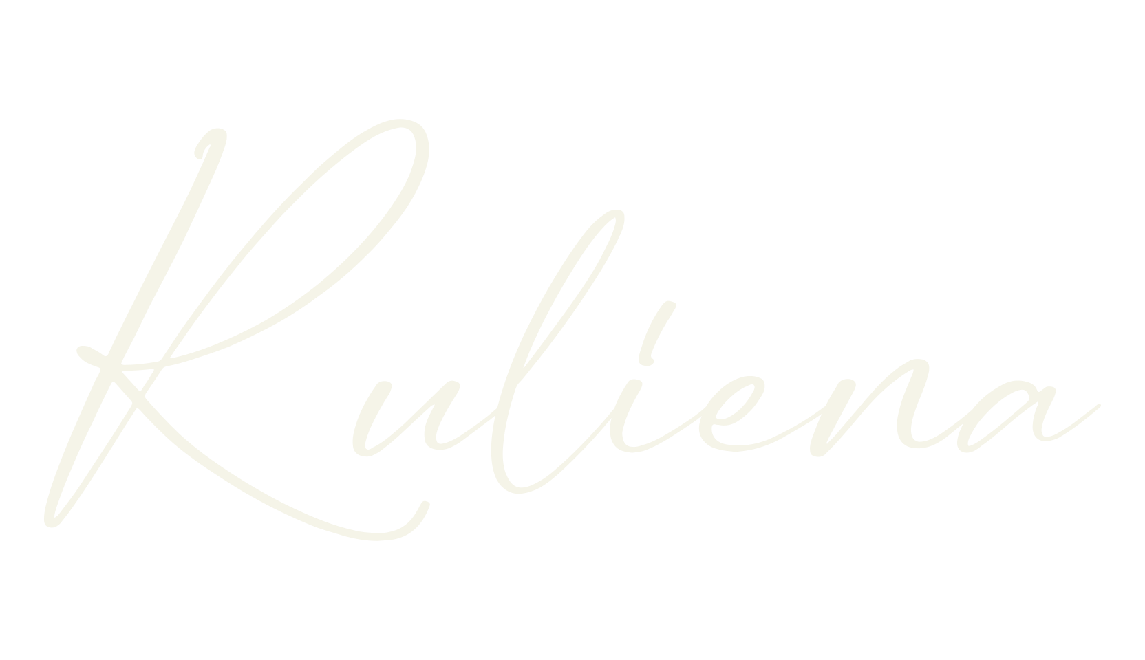Ruliena, calligraphy font preview